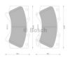 BOSCH 0 986 AB1 493 Brake Pad Set, disc brake